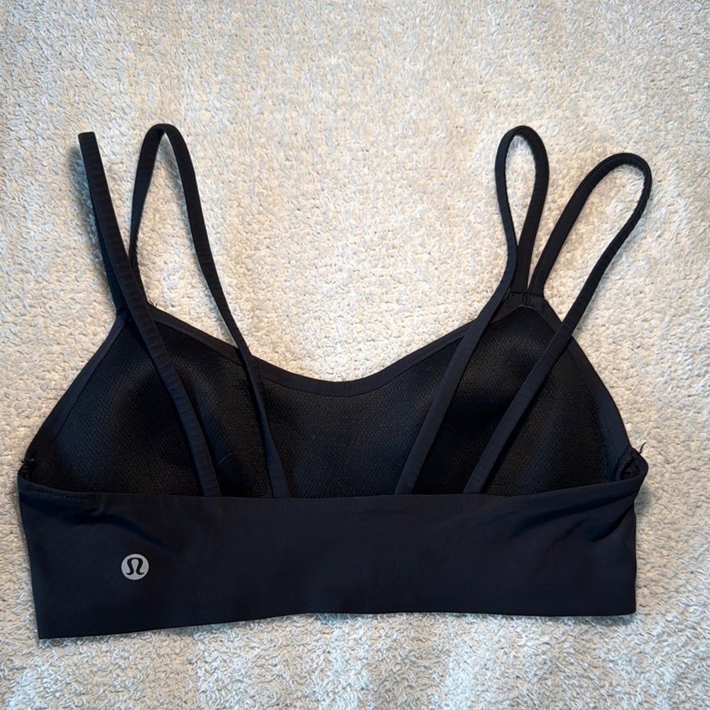 lululemon athletica Black Strappy Sports Bra